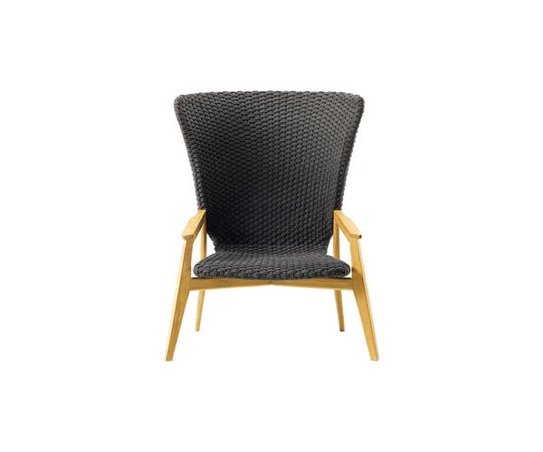 Knit High Back Armchair