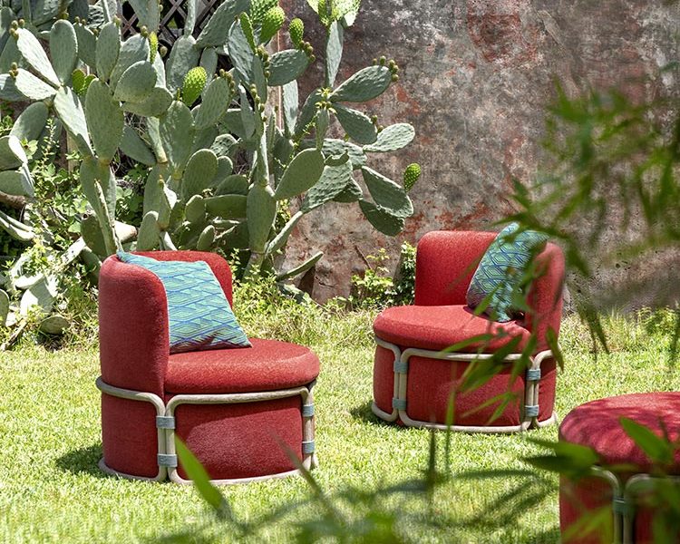 Rotin Lounge armchair